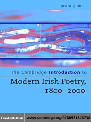 cover image of The Cambridge Introduction to Modern Irish Poetry, 1800–2000